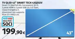 Ipercoop TV QLED 43" SMART TECH offerta