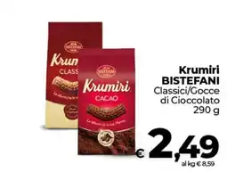 Coop Radenza Krumiri BISTEFANI CACAO offerta