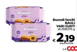 Coop Radenza Buondi BAULI offerta