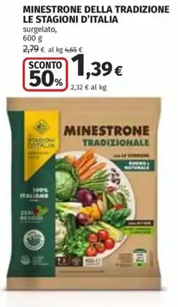 Ipercoop Minestrone della tradizione Le stagioni d'Italia offerta