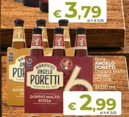 Coop Radenza Birra ANGELO PORETTI Doppio Malto Rossa offerta