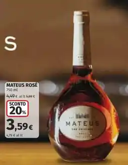 Ipercoop Mateus Rosé offerta