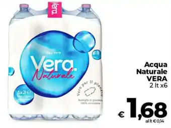 Coop Radenza Acqua Naturale VERA offerta