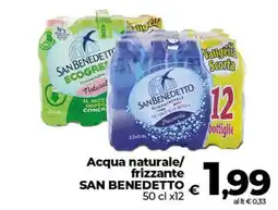 Coop Radenza Acqua naturale/frizzante SAN BENEDETTO offerta