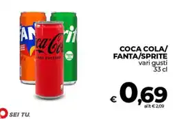 Coop Radenza Coca Cola/Fanta/Sprite offerta