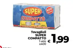 Coop Radenza Tovaglioli SUPER COMPATTO offerta