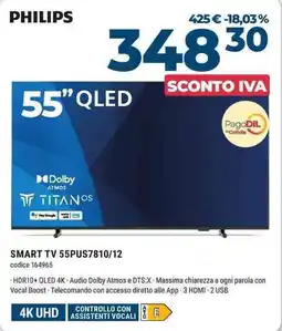 Sinergy PHILIPS SMART TV 55PUS7810/12 offerta