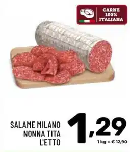 Il Centesimo Salame Milano Nonna Tita offerta
