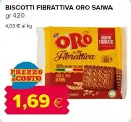 Oasi Biscotti Fibraattiva Oro Saiwa offerta