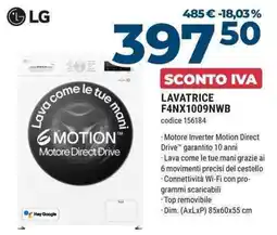 Sinergy LAVATRICE LG offerta