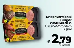 Ipercoop Radenza Unconventional Burger GRANAROLO offerta
