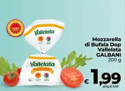 Ipercoop Radenza Mozzarella di Bufala Dop Vallelata offerta