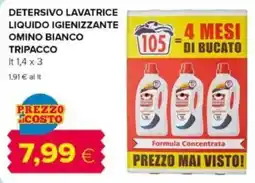 Oasi Omino Bianco Detersivo Lavatrice Liquido Igienizzante offerta