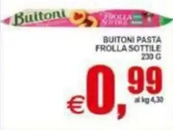 Pewex Buitoni Pasta Frolla Sottile offerta