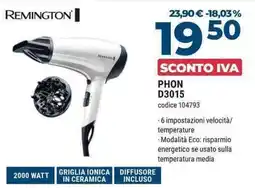 Sinergy Remington Phon D3015 offerta