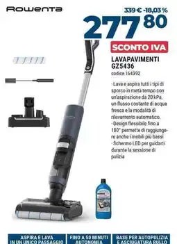 Sinergy Rowenta LAVAPAVIMENTI GZ5436 offerta