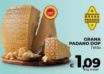 Ipercoop Radenza GRANA PADANO DOP offerta