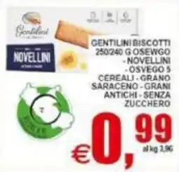 Pewex GENTILINI BISCOTTI NOVELLINI offerta