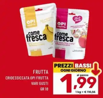 Il Centesimo Frutta Crioessiccata OPI Frutta offerta