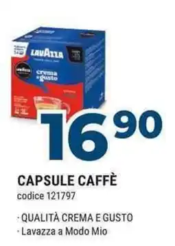 Sinergy Capsule Caffè Lavazza a Modo Mio offerta
