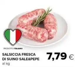 Oasi Salsiccia fresca di suino sale&pepe offerta
