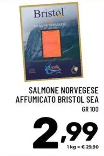Il Centesimo Salmone Norvegese Affumicato Bristol Sea offerta