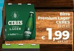 Ipercoop Radenza CERES Premium Lager offerta