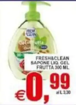 Pewex Fresh&clean sapone liq. gel frutta offerta