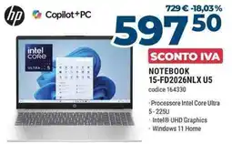 Sinergy HP NOTEBOOK 15-FD2026NLX U5 offerta