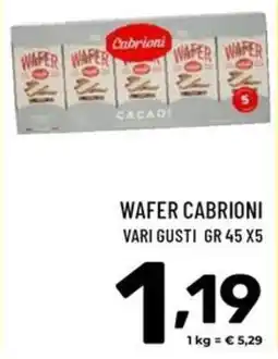 Il Centesimo WAFER CABRIONI offerta