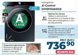 Sinergy Asciugatrice Ai-Control offerta
