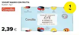 Oasi Yogurt magro con frutta Consilia offerta