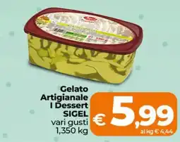 Ipercoop Radenza Gelato Artigianale I Dessert SIGEL offerta
