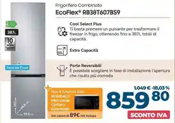 Sinergy Frigorifero Combinato EcoFlex® RB38T607BS9 offerta