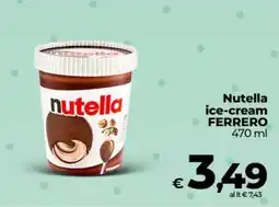 Ipercoop Radenza Nutella ice-cream FERRERO offerta