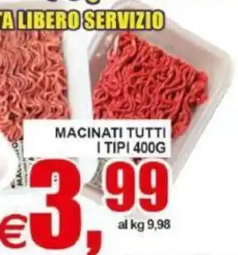Pewex MACINATI TUTTI I TIPI offerta