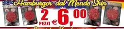 Pewex Hamburger dal mondo Skin offerta