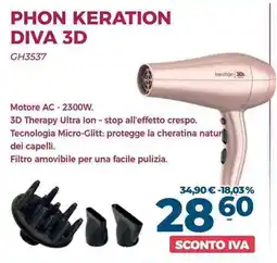 Sinergy PHON KERATION DIVA 3D offerta