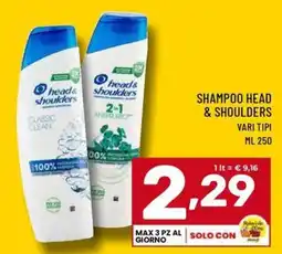 Il Centesimo Shampoo Head & Shoulders offerta