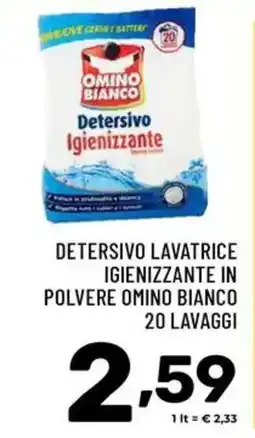 Il Centesimo Detersivo Igienezzante in Polvere Omino Bianco offerta