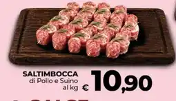 Ipercoop Radenza SALTIMBOCCA di Pollo e Suino offerta