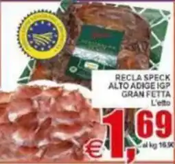 Pewex RECLA SPECK ALTO ADIGE IGP GRAN FETTA offerta