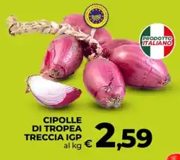 Ipercoop Radenza Cipolle di Tropea Treccia IGP offerta