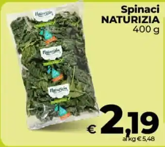 Ipercoop Radenza Spinaci NATURIZIA offerta