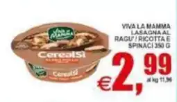 Pewex Viva la Mamma Lasagna al Ragu' / Ricotta e Spinaci offerta
