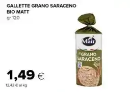 Oasi Gallette Grano Saraceno Bio Matt offerta