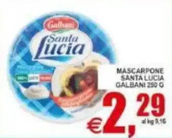 Pewex Mascarpone Santa Lucia Galbani offerta