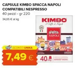 Oasi Capsule Kimbo Spacca Napoli offerta