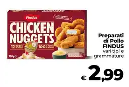 Ipercoop Radenza Chicken Nuggets Findus offerta