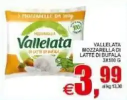 Pewex Vallelata Mozzarella di latte di bufala offerta